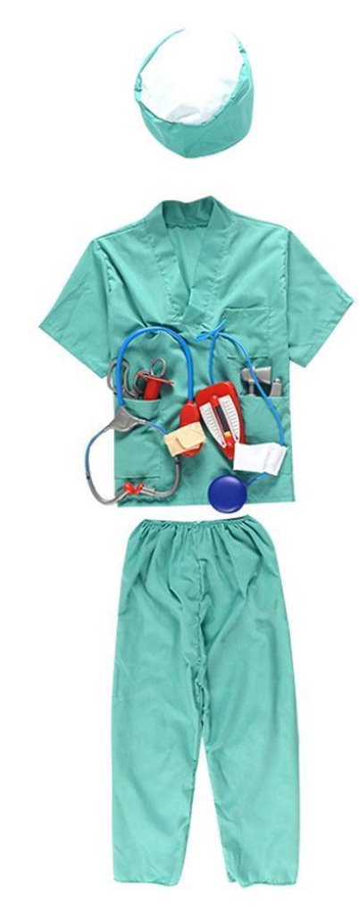 Kids Halloween Costume Set and Surgeon Accessories Doctor Costume Cosp –  INSWEAR